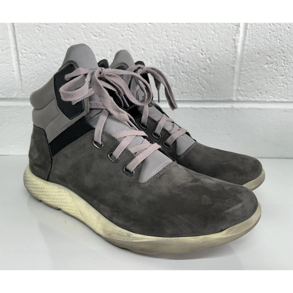 Timberland FLYROAM City Hiker A1K17 Dark‎ Grey Leather Men's Boots / Size 12